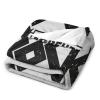 Blanket Throw Rock Music Print Flannel Warm Soft Comfortable Fluffy Plush Blankets Living Room Couch Sofa Bed Bedroom Decoration Home Decor 40"*50" 100 * 130cm view 3
