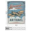 Blanket Throw Airplane in Blue Sky on Background Flannel Warm Soft Comfortable Fluffy Plush Blankets Living Room Couch Sofa Bed Bedroom Decoration Home Decor 40"*50" 100 * 130cm view 2