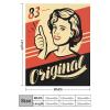 Blanket Throw Retro Poster with Beautiful Girl or Young Woman Flannel Warm Soft Comfortable Fluffy Plush Blankets Living Room Couch Sofa Bed Bedroom Decoration Home Decor 60"*80"150 * 200cm view 2