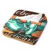 Blanket Throw Skateboarding Makes Life Better Flannel Warm Soft Comfortable Fluffy Plush Blankets Living Room Couch Sofa Bed Bedroom Decoration Home Decor 60"*80"150 * 200cm view 3