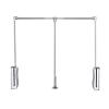 CHALKE Lift/Pull Down Bedroom Single Hanger,for Hanging Clothes Closet Lift Rail Organizer Storage System,Garment Organizer,Load 20KG (Size : 450-600mm) view 1
