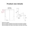 CHALKE Lift/Pull Down Bedroom Single Hanger,for Hanging Clothes Closet Lift Rail Organizer Storage System,Garment Organizer,Load 20KG (Size : 450-600mm) view 3