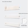 MTSON Magazine Rack Transparent Magazine Holder, Wall Mount Document Brochure Book Storage Rack, Space Saving Acrylic Pamphlet Display Stand (Size : 100cm(39 3/8")) view 4