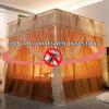 Bed Canopy Deluxe Hollowed Out Bed Canopy with Bracket, Four Season Double-Layer Bed Curtain Mosquito Net is Used for Single Double Bed, Easy to Assemble (Color : Purple 1, Size : 200x220x200cm) view 3