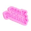 RELAND SUN Happy birthday Silicone mold children chocolate sugar cake mold DIY soap mold view 4