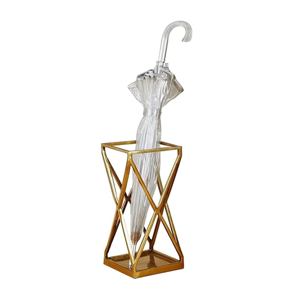 VVABRA Umbrella Holder Umbrella Rack Modern Umbrella Stand, Hollow Out Umbrellas Rack for Patio Apartment Hallway Entryway, Free Standing Umbrella Holder Umbrella Holder Indoor