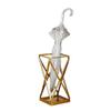VVABRA Umbrella Holder Umbrella Rack Modern Umbrella Stand, Hollow Out Umbrellas Rack for Patio Apartment Hallway Entryway, Free Standing Umbrella Holder Umbrella Holder Indoor view 1