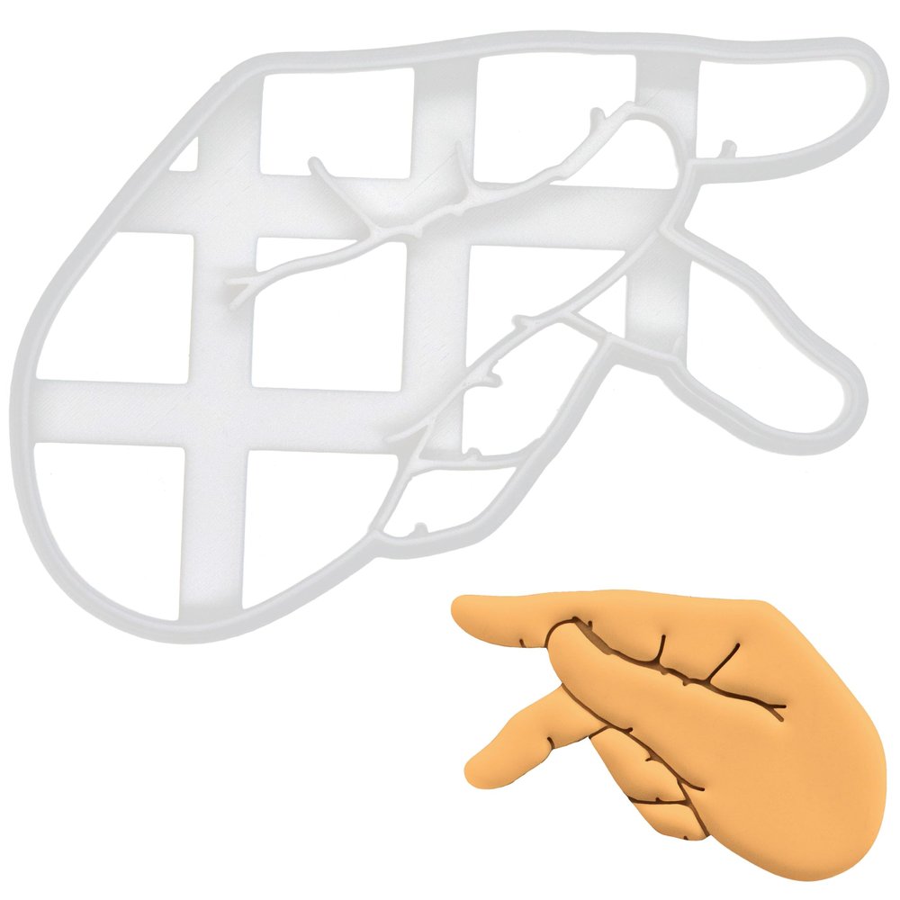 American Sign Language Letter P Cookie Cutter, 1 piece - Bakerlogy