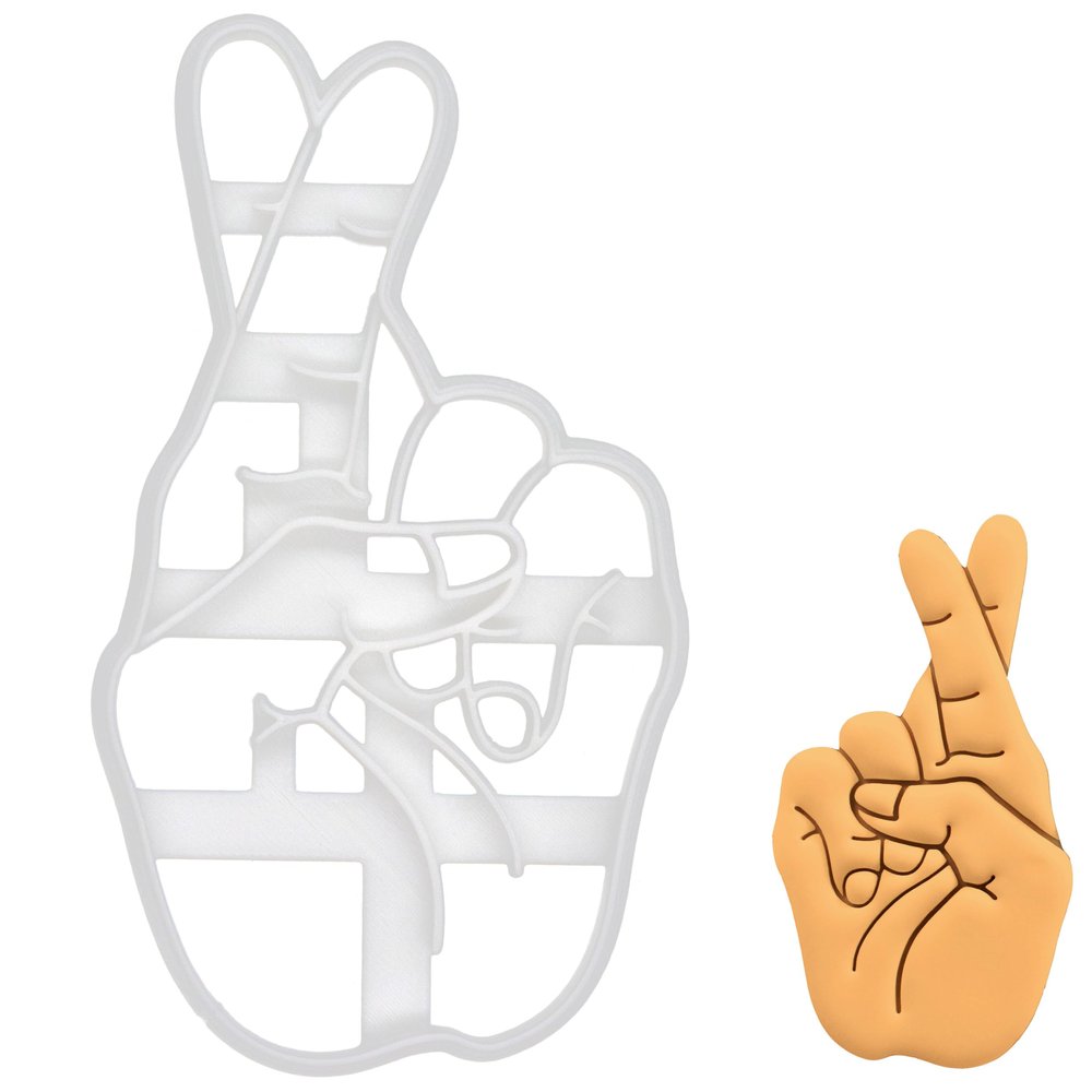 American Sign Language Letter R Cookie Cutter, 1 piece - Bakerlogy