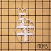 American Sign Language Letter R Cookie Cutter, 1 piece - Bakerlogy view 3