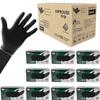 S&G Black Nitrile Gloves Heavy-Duty Latex & Powder Free - For Cleaning, Construction, Mechanic, Food Prep | 6 Mil - 1000 | Medium view 1
