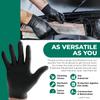 S&G Black Nitrile Gloves Heavy-Duty Latex & Powder Free - For Cleaning, Construction, Mechanic, Food Prep | 6 Mil - 1000 | Medium view 3