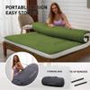 Dr.Futon Japanese Floor Futon Mattress Extra Thick Folding Roll Up Bed Topper Mat for Guest,Lounger and Tavel view 4