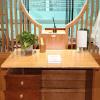 PFCDZDU Universal One-Piece Table Top, 2cm Thick Natural Bamboo Waterproof Tabletop, Countertop Riser Desk for Home Office, 23 Sizes (Color : Wood Colour, Size : 50x50x2cm) view 3