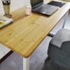 PFCDZDU Bamboo Universal Table Top, Waterproof One-Piece 2cm Thick Tabletop, Rustic Slab Desk Countertop for Home Office, 23 Sizes (Color : Wood Colour, Size : 70x40x2cm) view 3
