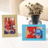 100 Pack Standing Paper Picture Frames 4x6,Cardboard Photo Frame with Easel,Paper Photo Frame Cards,Gallery Frames Bulk For Mother's Day Father's Day Graduation Birthday Wedding Classroom Craft DIY,Rainbow view 4