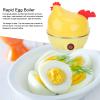 Aqur2020 Electric Egg Cooker, Multifunction Chicken Shape Rapid Egg Boiler with 7 Egg Capacity Automatic Shut Off Mini Breakfast Machine Kitchen Utensil view 3