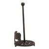 Set Of 1 Cast Iron Rustic Holstein Cow With Scroll Art Kitchen Paper Towel Holder Stand view 3