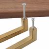 HWASH Cabinet Handle, 50-268mm Square Furniture Door Knob and Knob Dresser Handle Gold Brass Kitchen Cabinet Handle (Color : 172mm) view 4