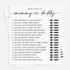 All Ewired Up 50 Mommy or Daddy? Who Said It Game (50-Cards) Fun Baby Shower Game Activity, Gender Neutral Boy or Girl Minimalist view 1