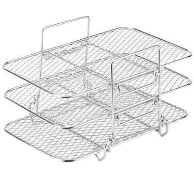 SHERCHPRY Multi-layer Air Fryer Rack Stackable Dehydration Stand for Healthy Cooking Compatible and Instant Fryer for Efficient Food Drying and Crisping