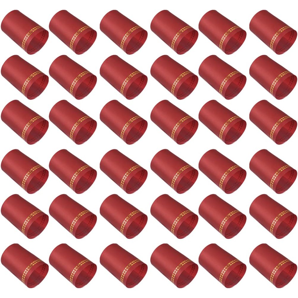 SHERCHPRY 50pcs Red Wine Sealing Film Heat Shrink Wine Bottle Wraps Pvc Material