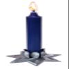 48 PCS Silver Metal 7 Star Household Candle Holder 2.75" Wide Wicca, Pagan & Magick view 2