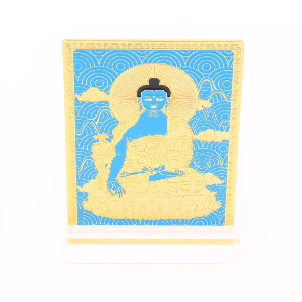 Feng Shui Medicine Buddha Plaque