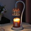 Candle Heater Nordic Candle Melting Lamp with Switch Candle Heater Lamp with Glass Lampshade Aromatherapy Lamp for Dining Room Office Bedside Indoor view 2