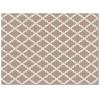 Geometric Beige Moroccan Pattern Area Rug, Indoor Non-Slip Kids Rugs, Machine Washable Breathable Durable Carpet for Front Entrance Floor Decor-5.3x8ft view 4