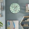 Famrhouse Wall Clock Time Spent With Family Is Worth Every Second Wooden Wall Art Hanging Clock Round Silent Country Rustic Battery Operated Wooden Clock for Bedroom Laundry Room Living Room 15-Inch view 3