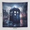Doctor Dr Who Police Box Mice Tapestry Home Decor Customized Backdrop Banner for Bedroom Living Room Dormitory view 2