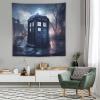 Doctor Dr Who Police Box Mice Tapestry Home Decor Customized Backdrop Banner for Bedroom Living Room Dormitory view 4