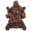 ZEELYDE Figurines,Feng Shui Statues/Ornaments,Buddha Fountain Statue Figurine, Laughing Buddha Statue for Good Luck Wealth and Happiness, Sculptures Home Decor view 1