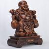 ZEELYDE Figurines,Feng Shui Statues/Ornaments,Buddha Fountain Statue Figurine, Laughing Buddha Statue for Good Luck Wealth and Happiness, Sculptures Home Decor view 2