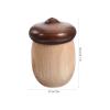 GLEAVI Cotton Bud Holder Toothpick Dispenser Chic Pegwood Box for Convenient Daily Use Storage Container with Fine Workmanship Stylish Tabletop Accessory view 2