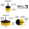 Drill Brush Attachment Set - 4 Piece Cleaning Kit for Bathroom Surfaces, Grout, Floor, Tub, Shower, Tile, Kitchen and Car - Electric Multi-Purpose Scrubber view 4
