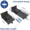 Runnatal Dish Drying Rack Extendable, Large Dish Rack with Drainboard, Utensil Holder, Cup Holder, Expandable Dish Drainer for Kitchen Counter, 20.5"-27.6" L x 12.6" W view 2