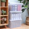Citylife 6 Packs 32 QT Plastic Storage Bins with Lids Large Stackable Storage Containers for Organizing Clear Storage Box for Garage, Closet, Kitchen view 2