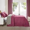 DaisyHuang Oversized Bedspread - Queen Size Bedding Cover - Modern & Contemporary Coverlet Set, Real Stitching, Reversible, Lightweight, 4 Piece, Burgundy view 2
