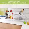 Across-Star Expandable Cabinet Shelf Organizer Rack, Stackable Kitchen Counter Storage Shelves Stand, Adjustable Height Pantry Shelf Spice Rack (White, 1 Pack) view 2