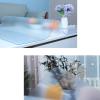 3mm Thick Table Protector,Transparent Tablecloth,Clear Table Cover Protector,Heat Resistant (Up to 176F),Frosted Table Cover,Waterproof PVC Protector,Desk Pad,55 Sizes (80x160cm/31x63in) view 4