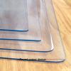 3mm Thick Table Protector,Transparent Tablecloth,Clear Table Cover Protector,Heat Resistant (Up to 176F),Frosted Table Cover,Waterproof PVC Protector,Desk Pad,55 Sizes (70x230cm/28x91in) view 3