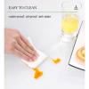 Table Cover Transparent Crystal, 2mm Thick Rectangular Table Cloth, Strong Clear Protector Pad, Used for Outdoor, Party, Camping, Wipeable PVC Non-Slip Tablecloth,150x160cm/5963in view 3