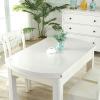 1.5mm Thick Odorless Tablecloth Protector,Waterproof/Oil-Proof Transparent Tablecloth,Right-Angled Ellipse Clear Table Cover Protector,PVC Desk Pad (90x150cm/35x59in) view 1