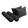 Cover ONLY Model V1 Twin Velvet Knife Edge Indoor Daybed Mattress Cushion AD350 view 3