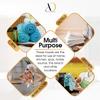 Ample Decor Towels for Bathroom, 6 Pieces Gift Set,100% Cotton Soft Quick Dry, 2 Bath Towels, 2 Hand Towels, 2 Wash Cloths - for Hotel, Spa, Gym - Sky Blue view 4