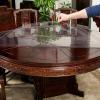 3mm PVC Waterproof/Anti-Scalding Clear Table Cover Protector,Round Transparent Tablecloth,Coffee Table Protector,Office Desk Mat,for Nightstand,Kitchen Dining Table pad (115cm/45in) view 1