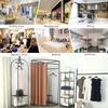 VNABO Movable Changing Room Clothing Store Fitting Room Corner Wall Hanging Dressing Room for Shopping Malls view 3