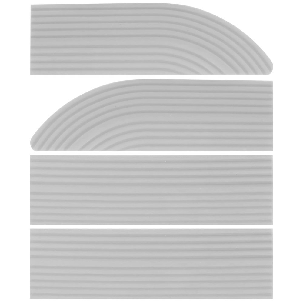 Zerodeko 1set Household Ramps for Sweeping Robot Slope Transition Cushion for Wheelchairs and Steps Easy Installation Non-